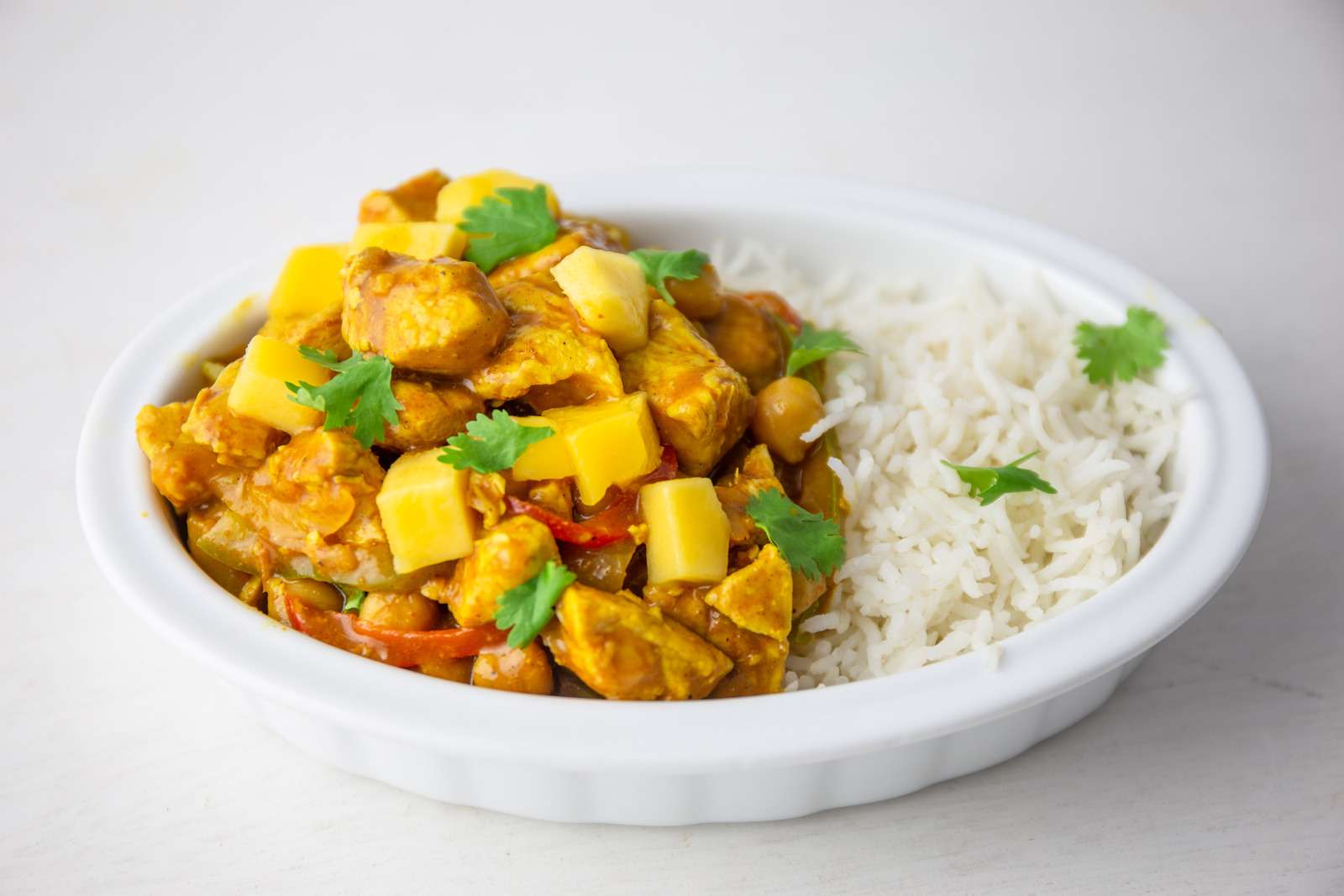 Caribbean Chicken And Mango Curry