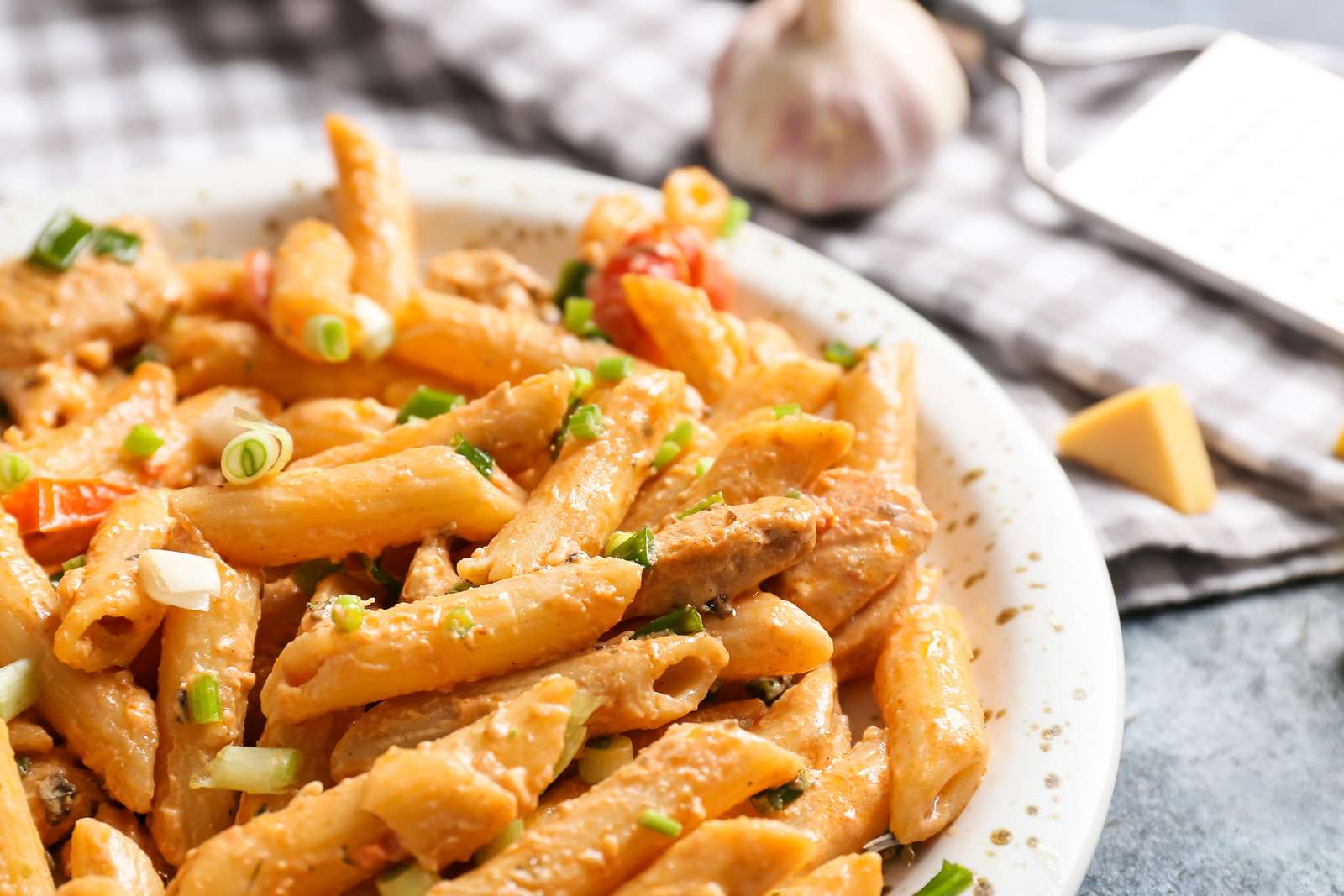 American Loaded Cajun Wholemeal Pasta With Chicken - Plate