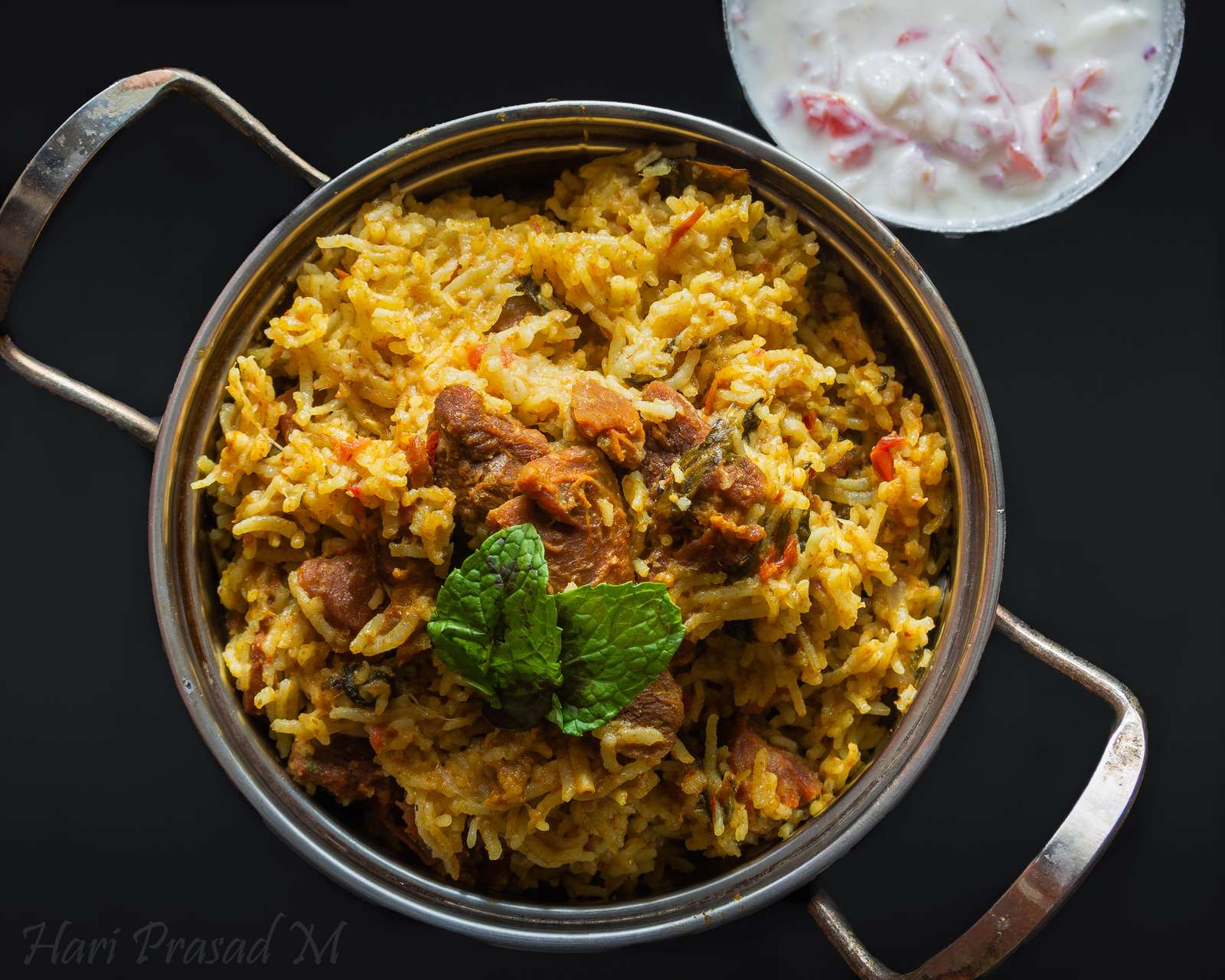 Delicious homemade South Indian Mutton Biryani